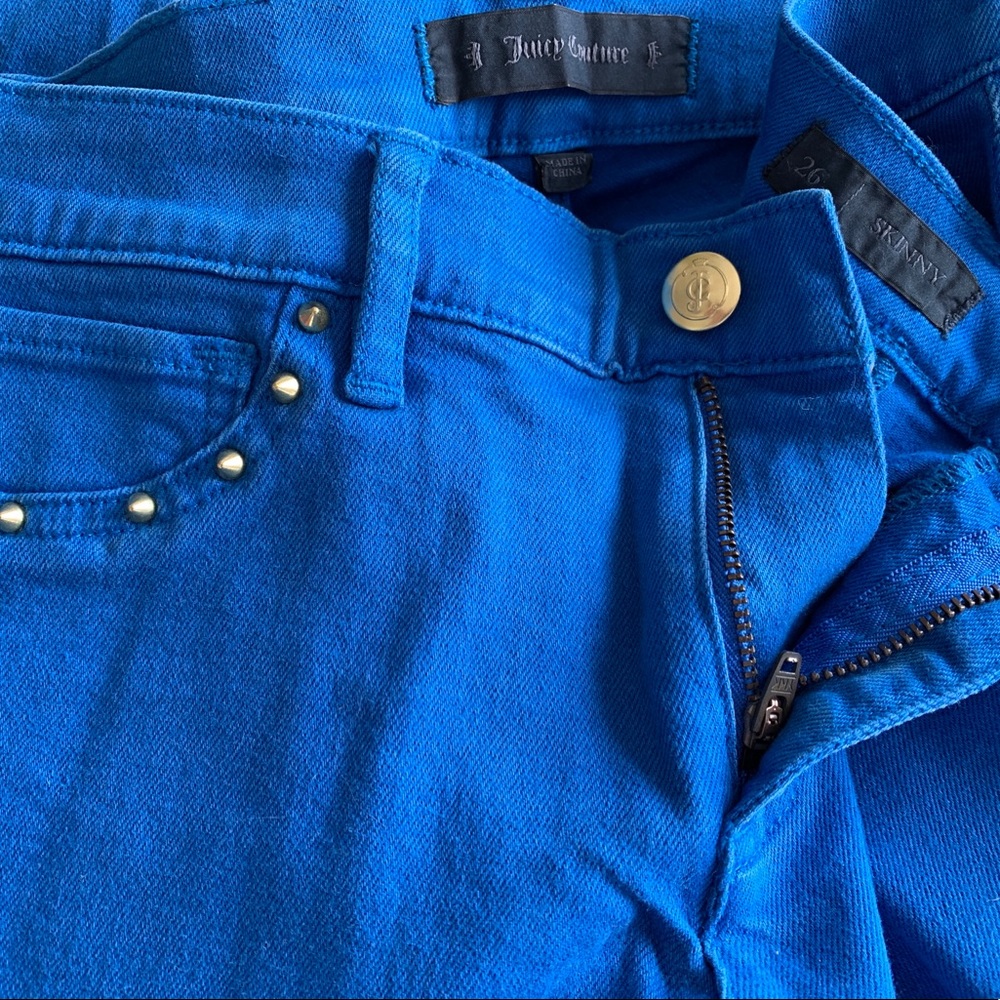 Juicy Couture Skinny Blue Jeans